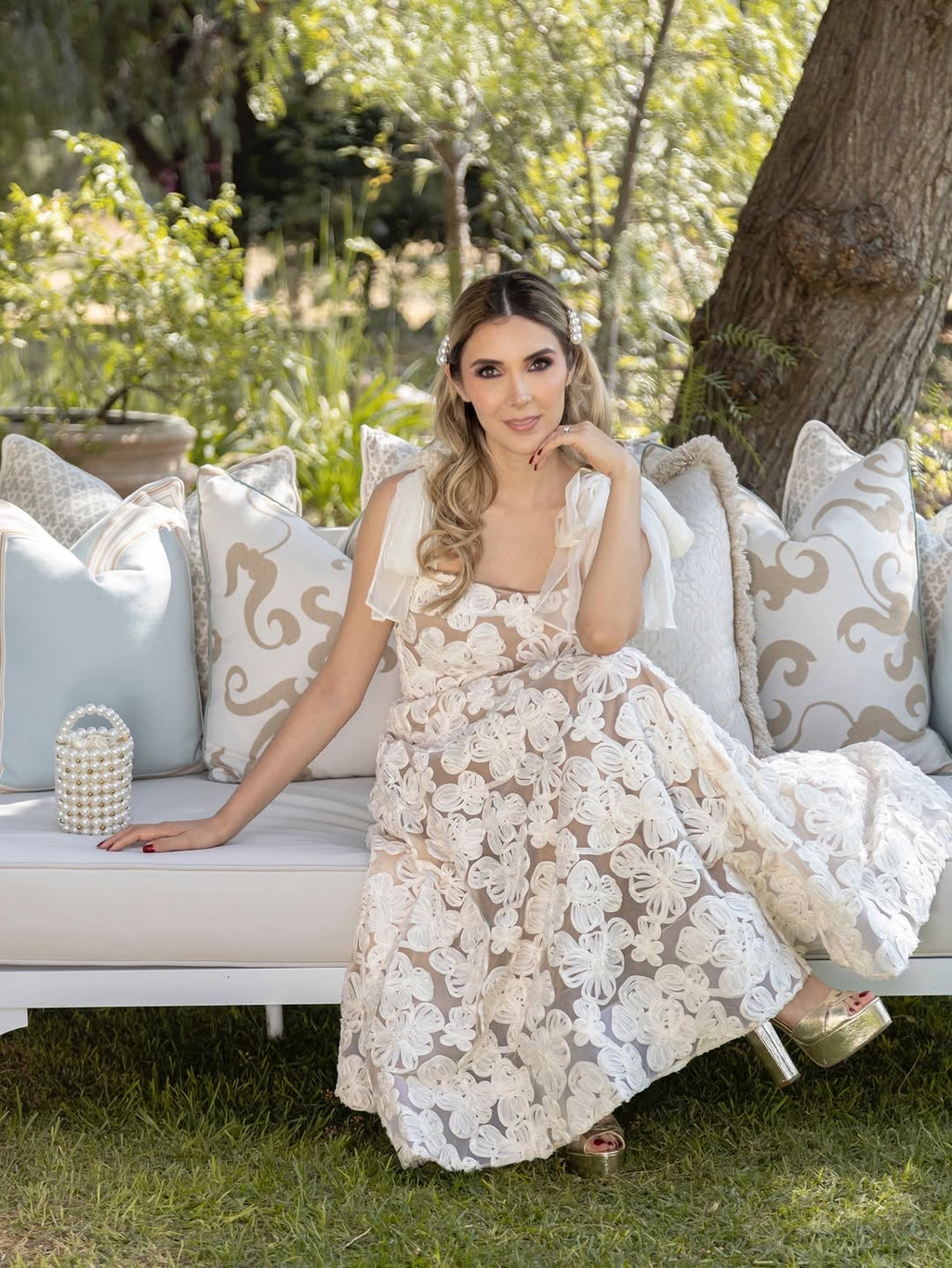 Vestido blanco encaje