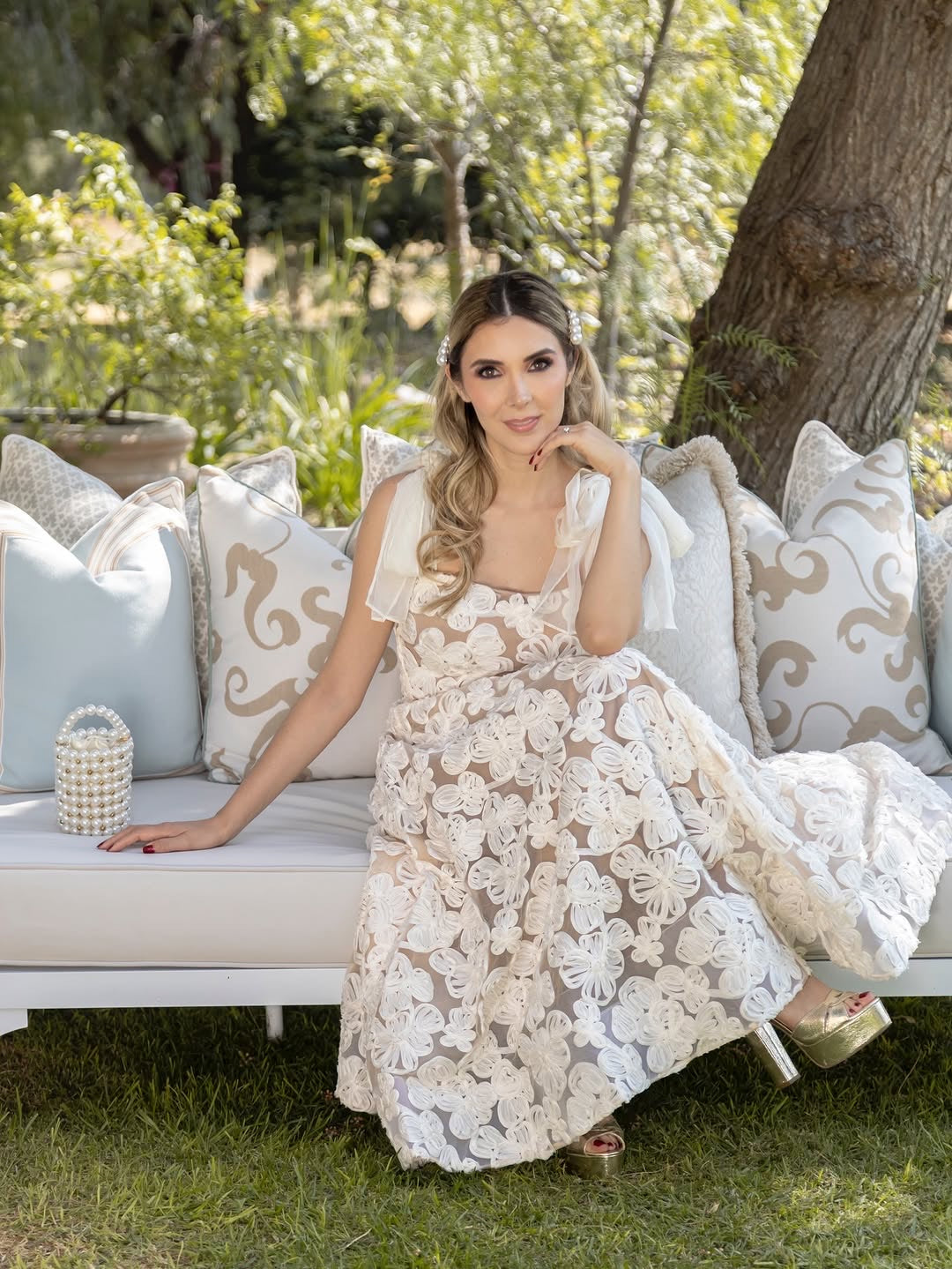 Vestido blanco encaje