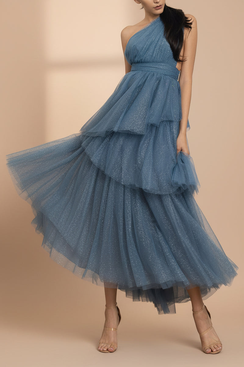 Glitter mesh dress