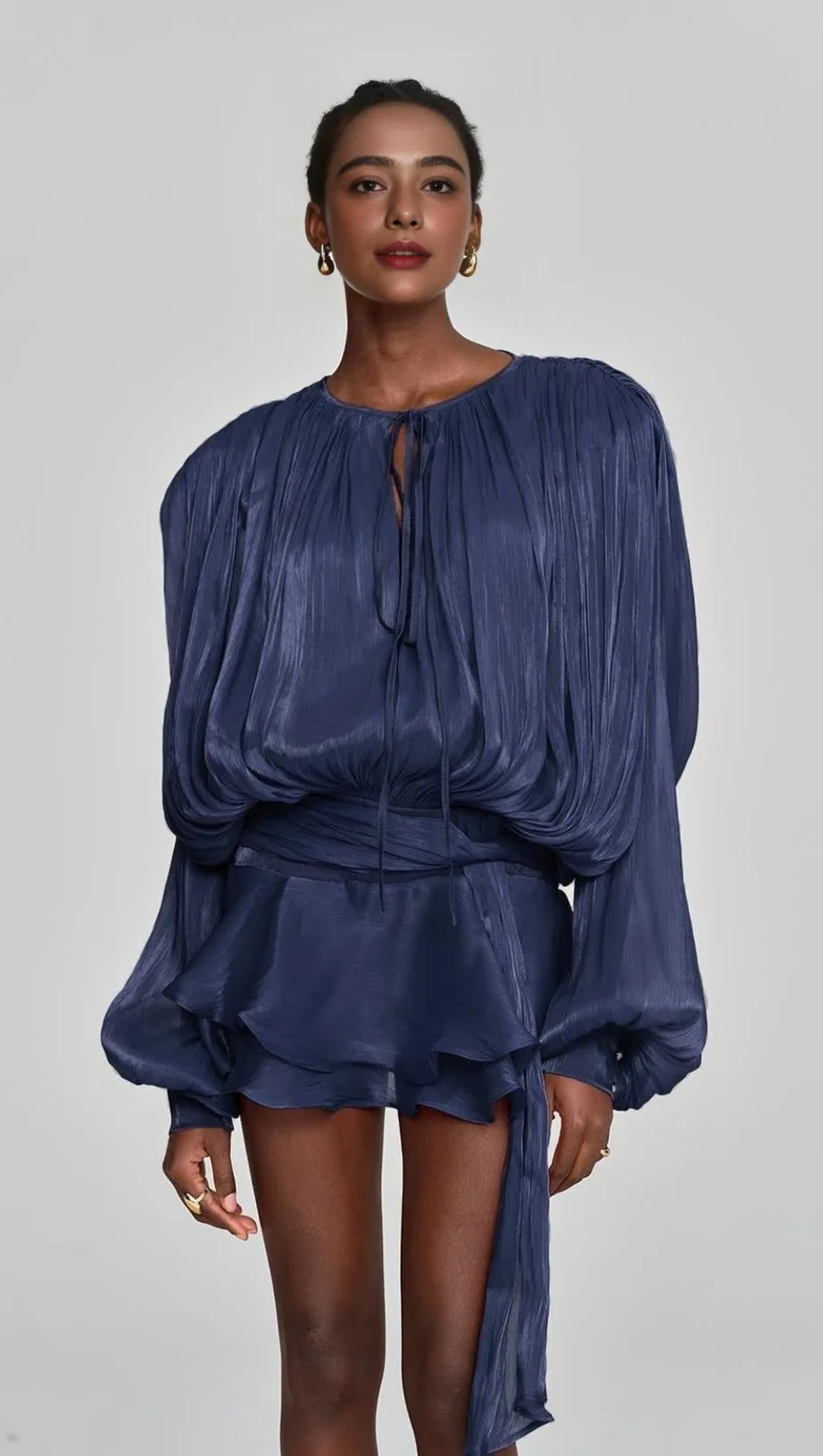 Vestido drapped