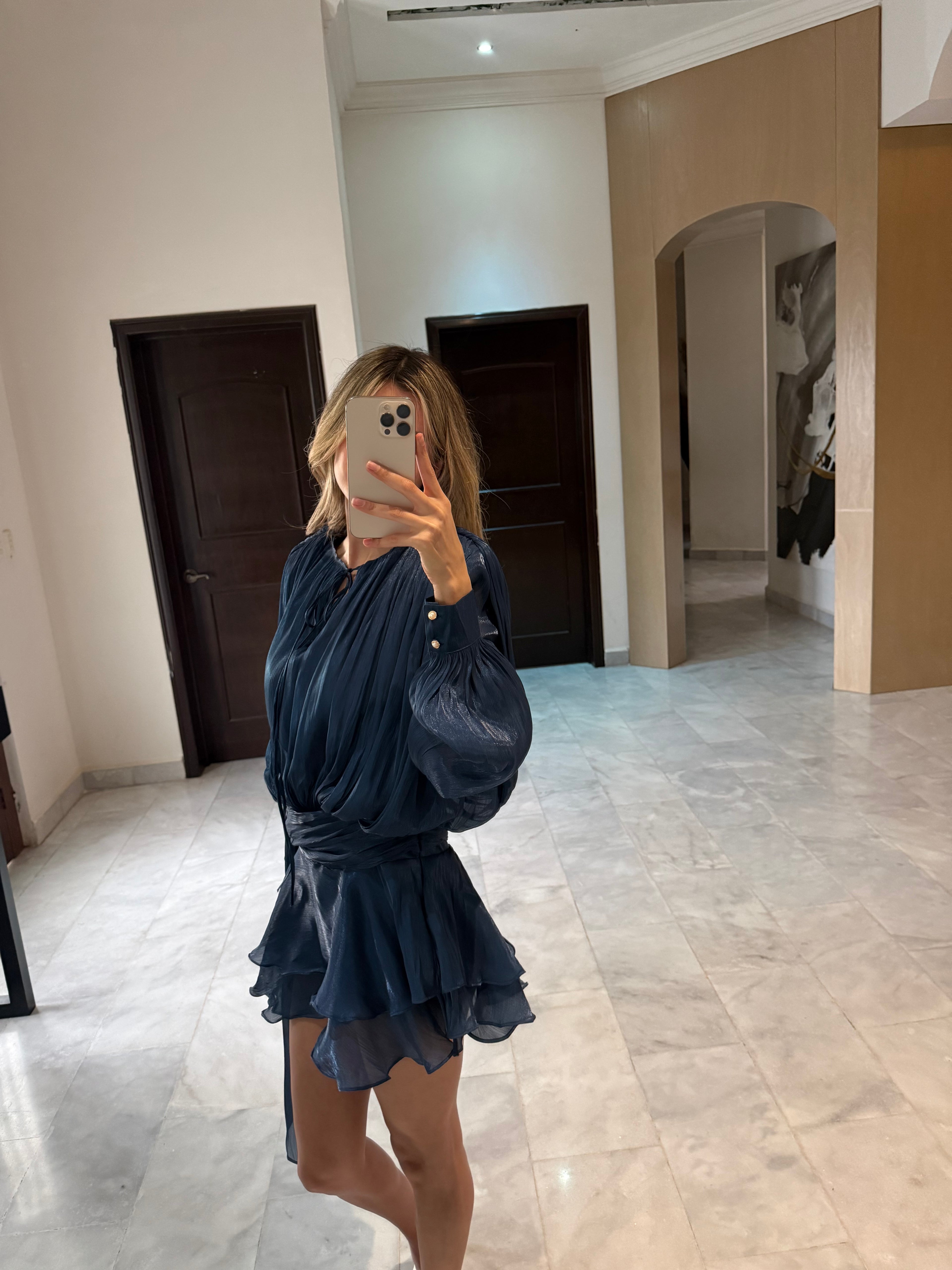 Vestido drapped