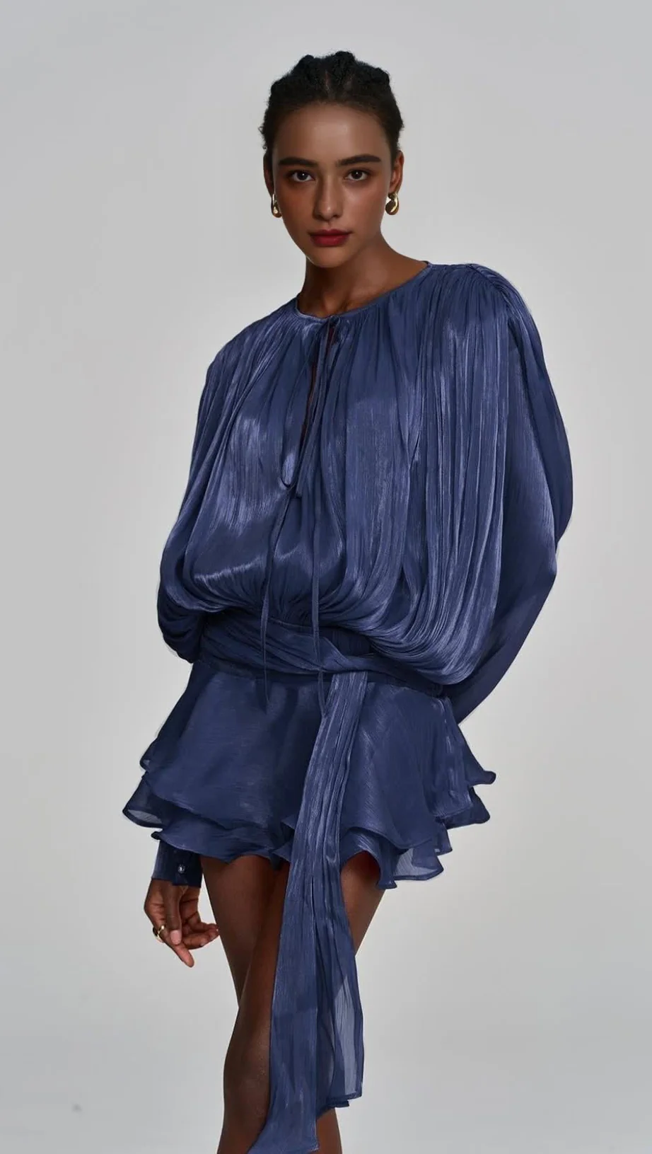 Vestido drapped