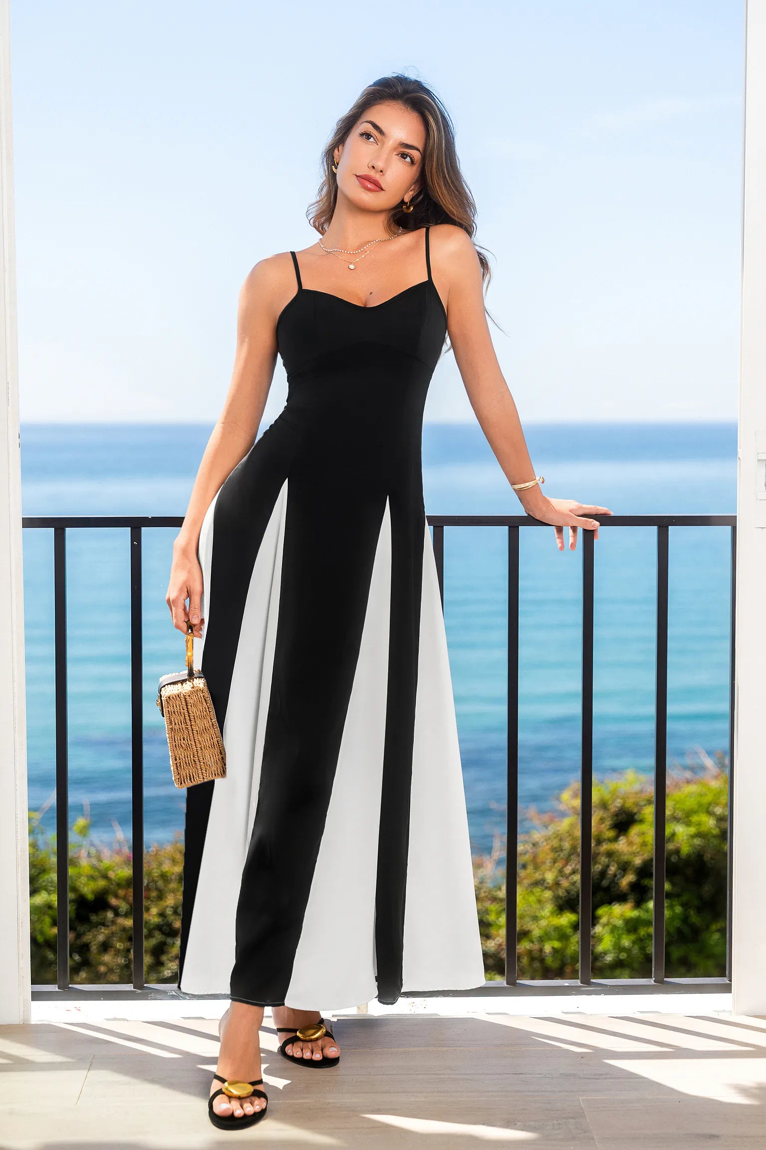 Black White dress
