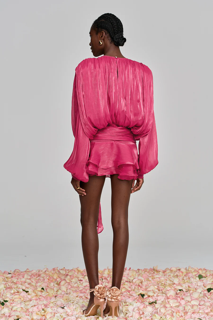 Vestido drapped