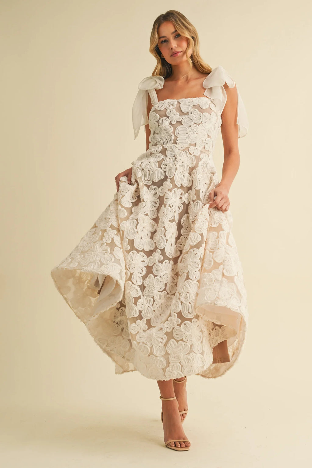 Vestido blanco encaje