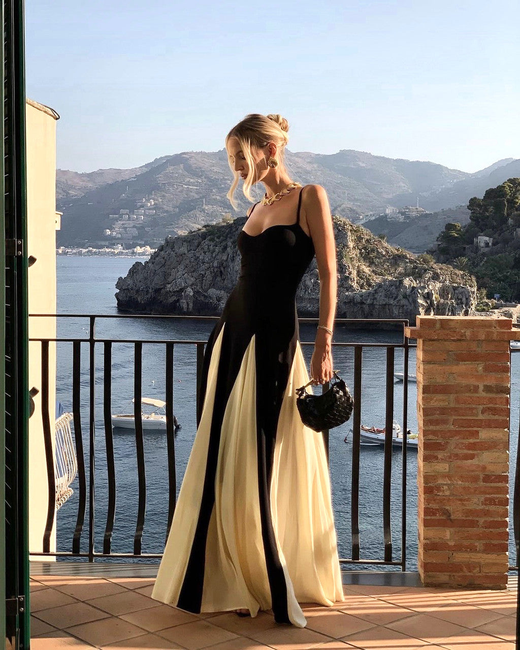 Black White dress