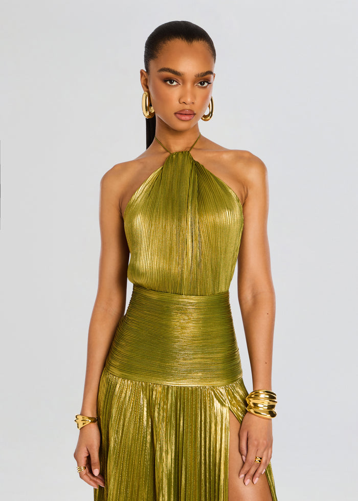 Metallic dress