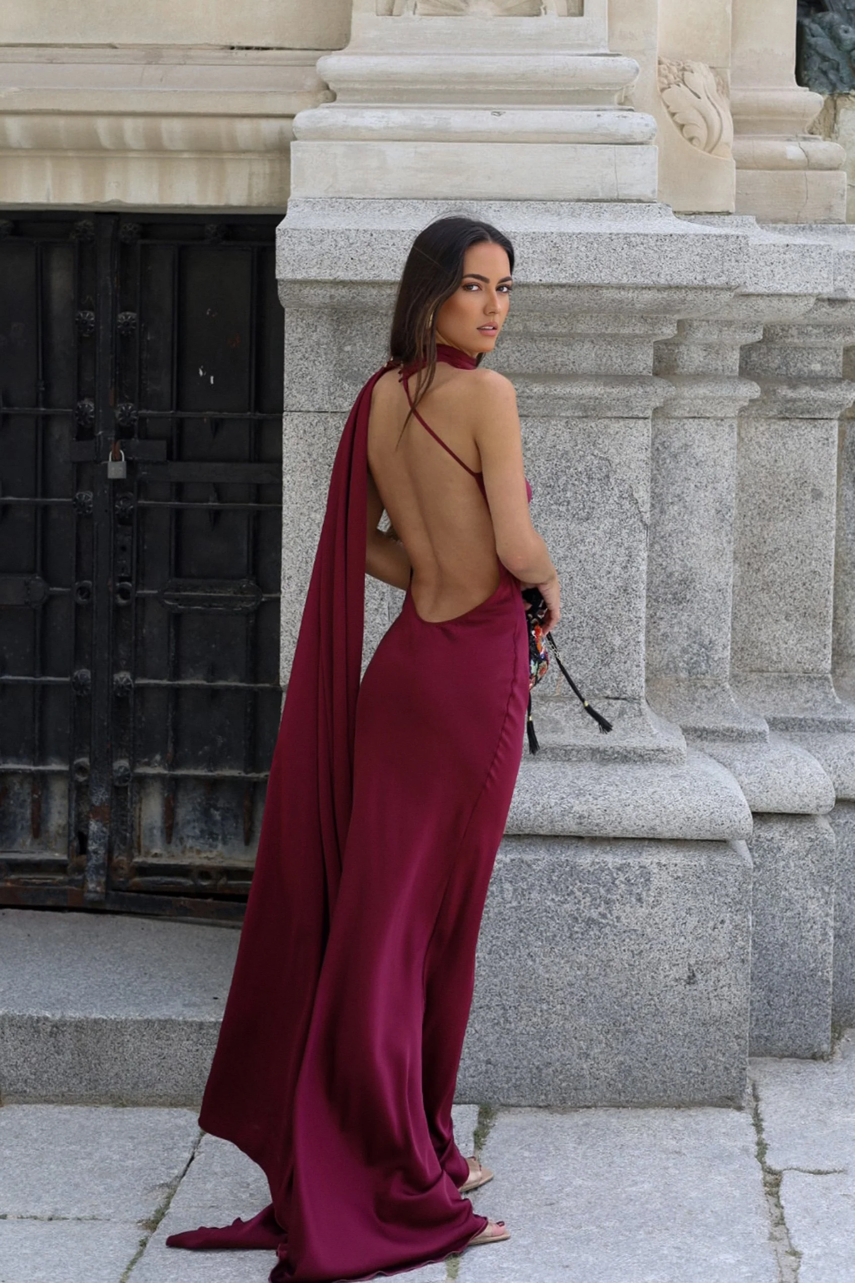 Vestido satin