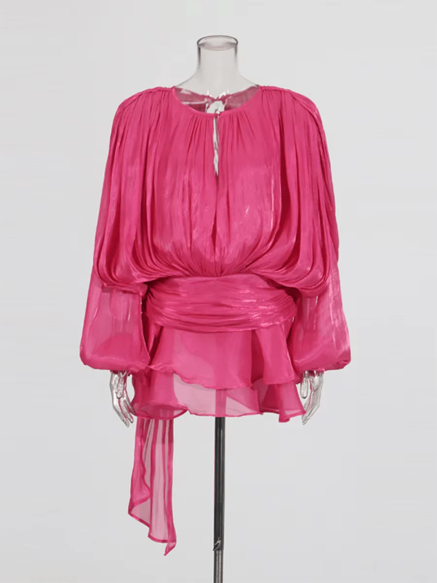 Vestido drapped