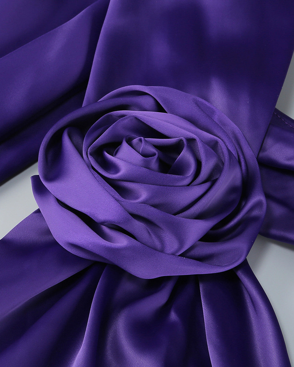 Vestido morado liso