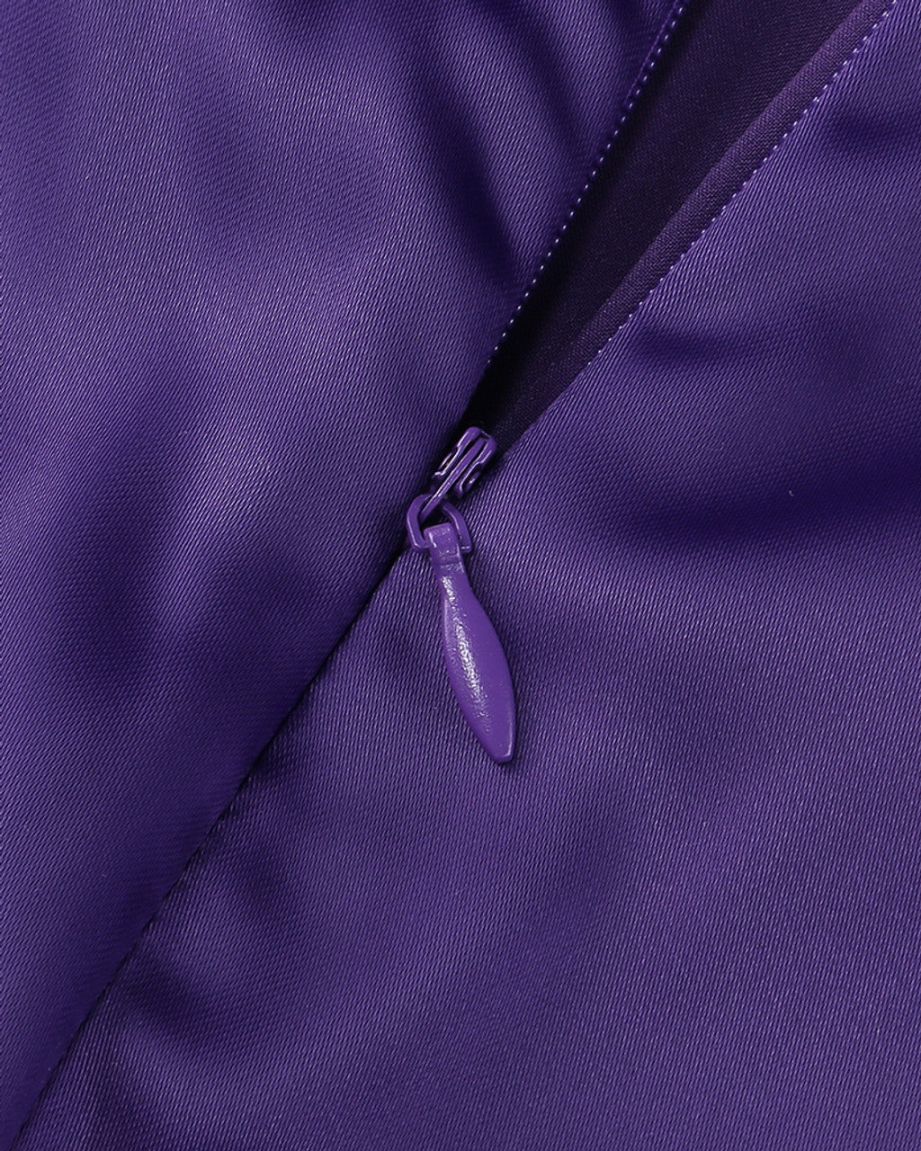 Vestido morado liso