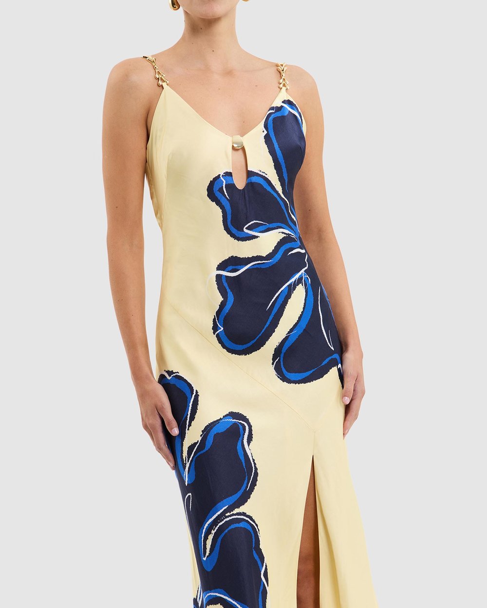 Vestido yellow multi