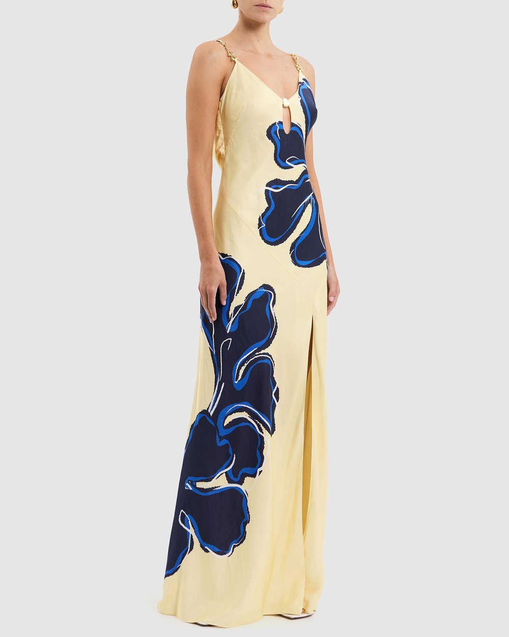 Vestido yellow multi