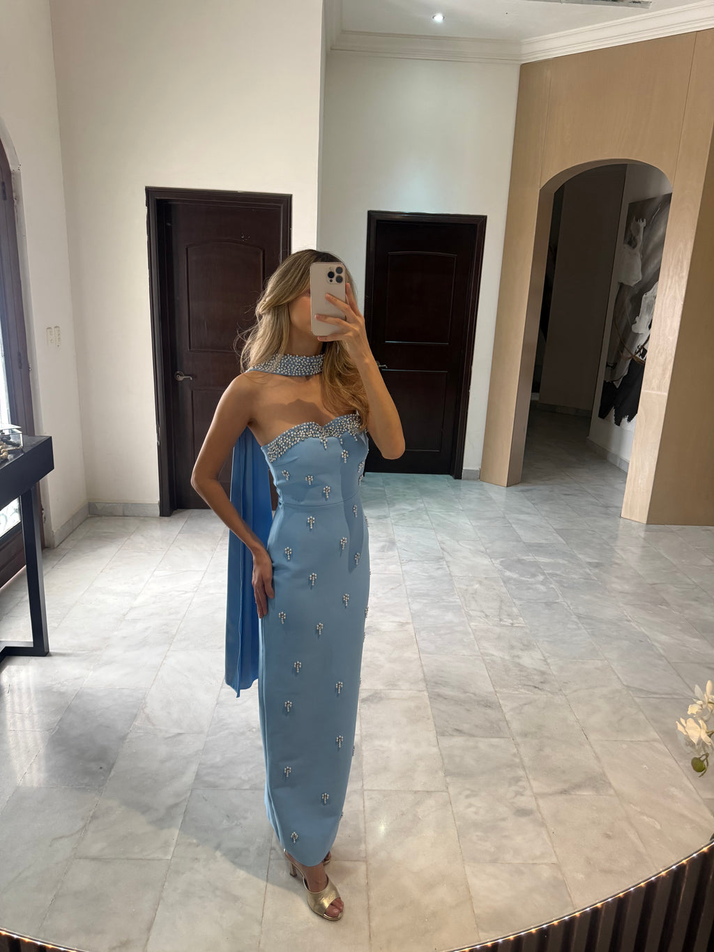 Blue sky dress