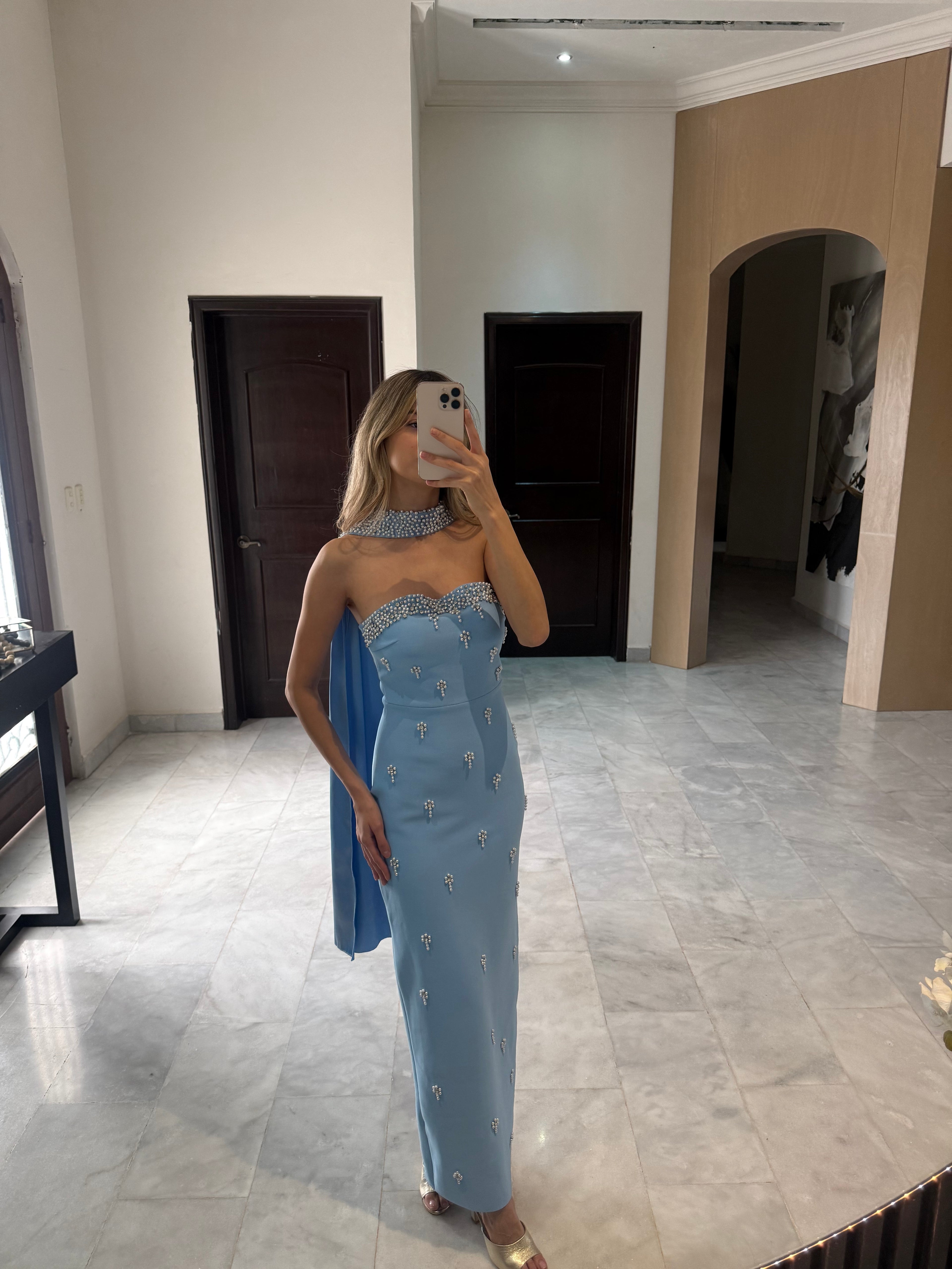 Blue sky dress