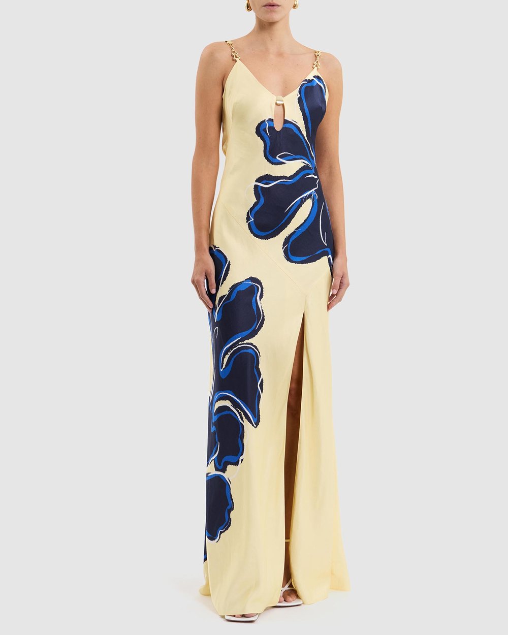 Vestido yellow multi