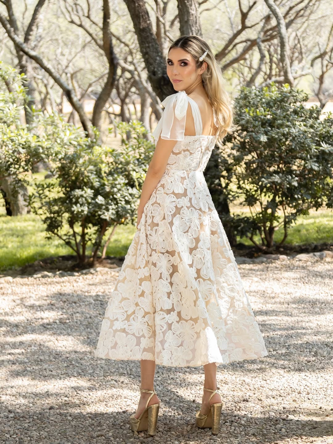 Vestido blanco encaje