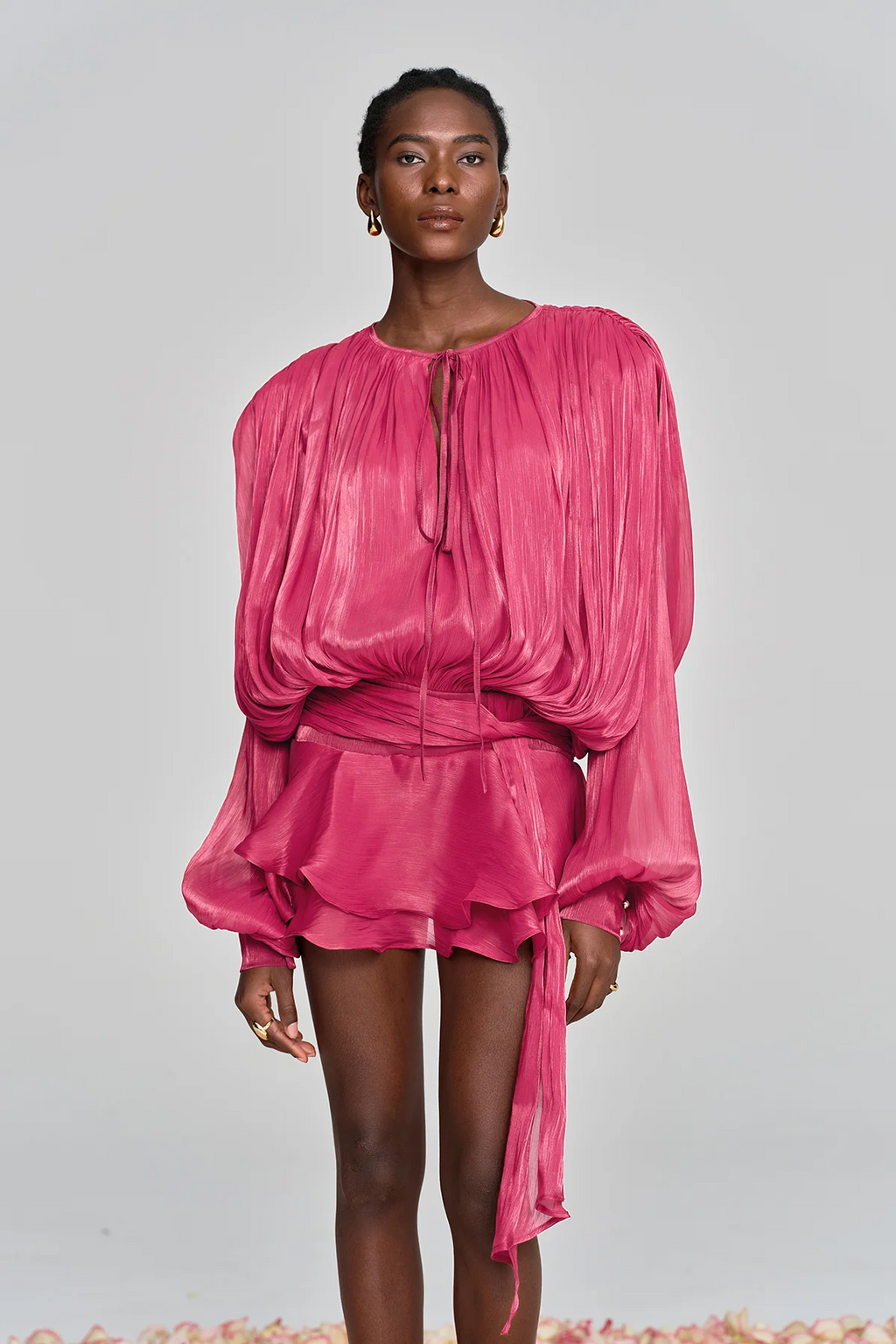 Vestido drapped