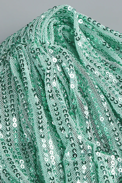 Vestido turquesa lentejuelas