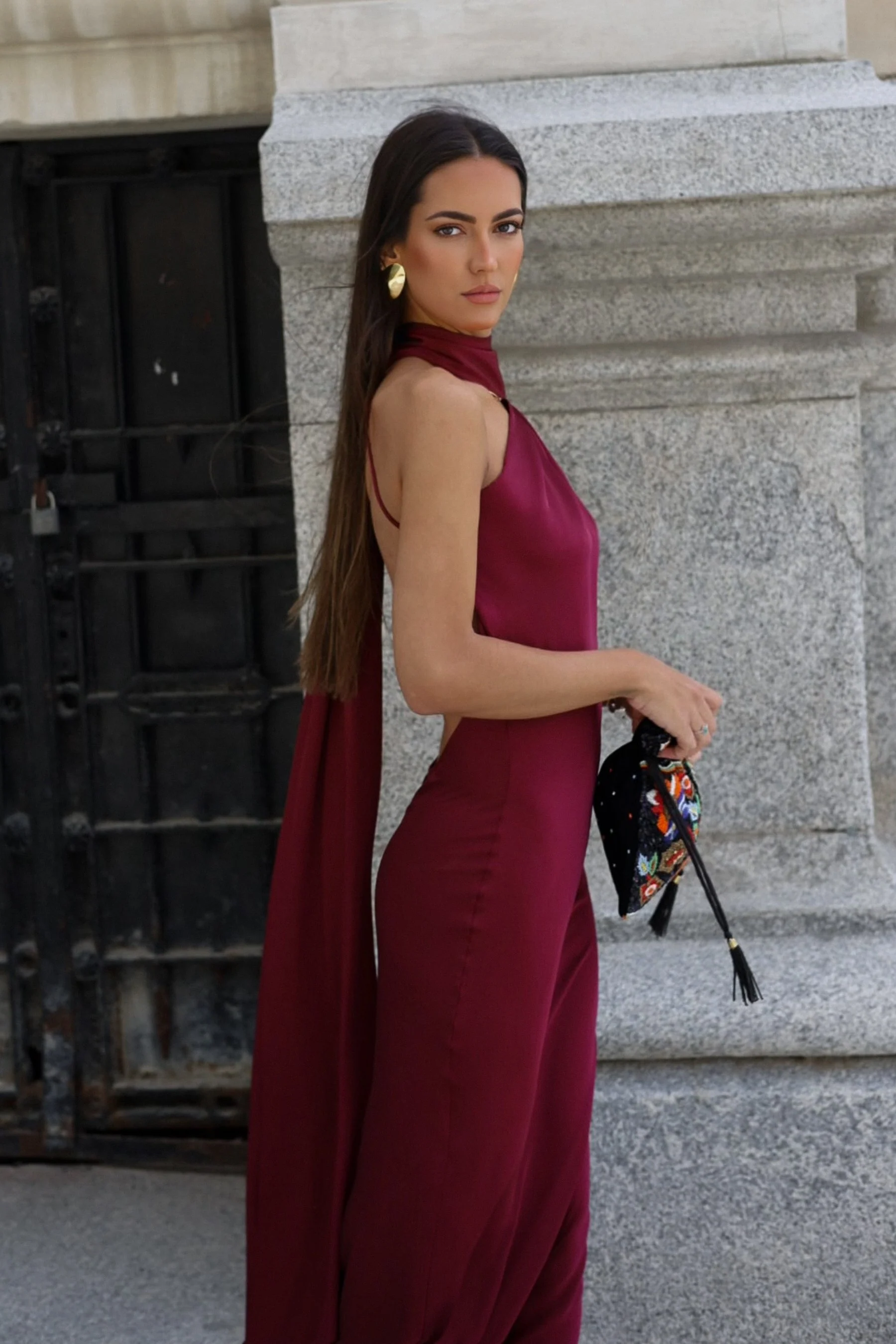 Vestido satin