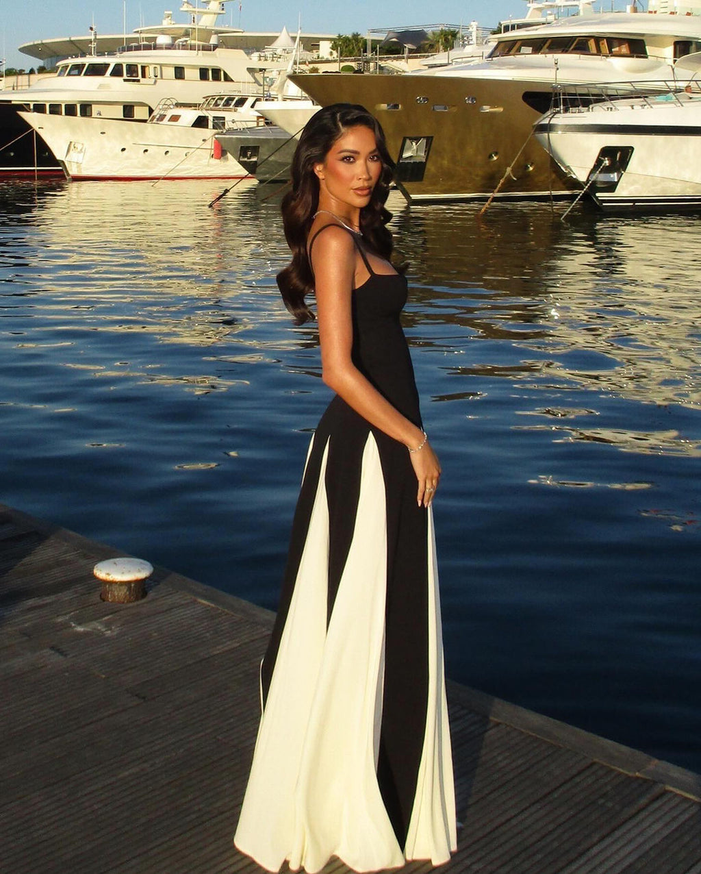 Black White dress