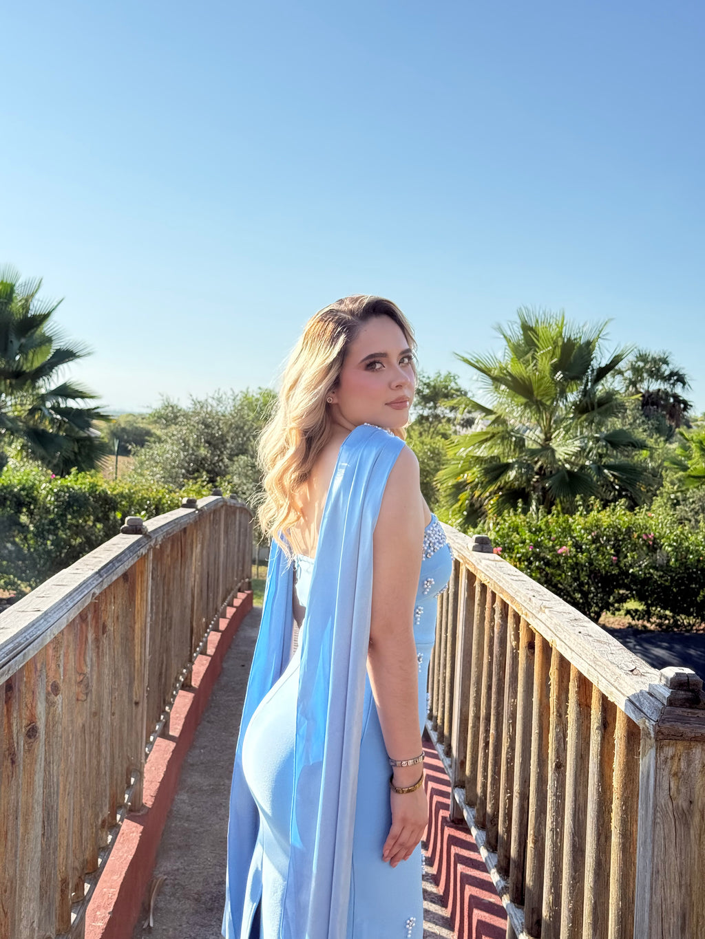 Blue sky dress