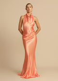 Gaia satin dress