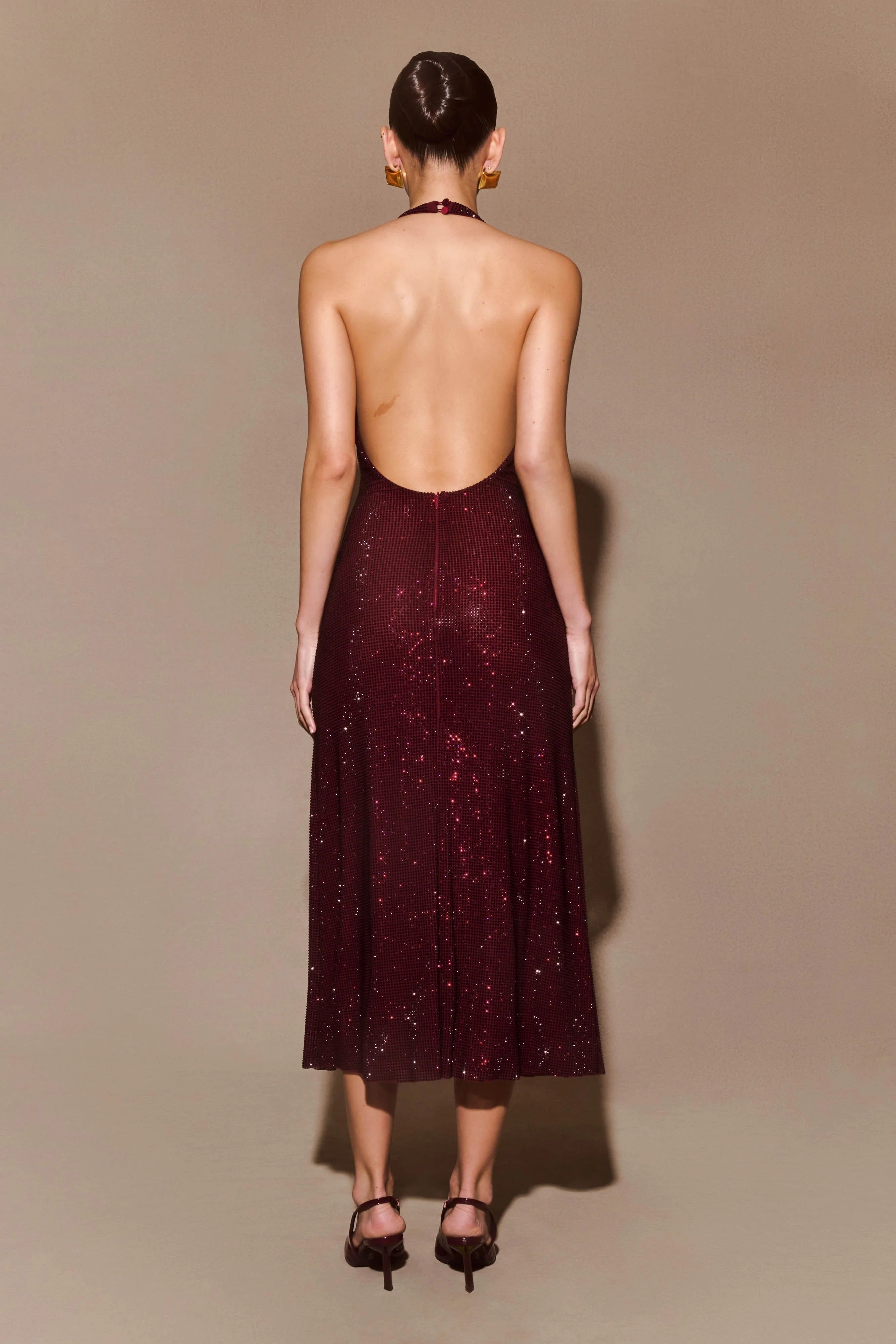 Vestido rojo midi