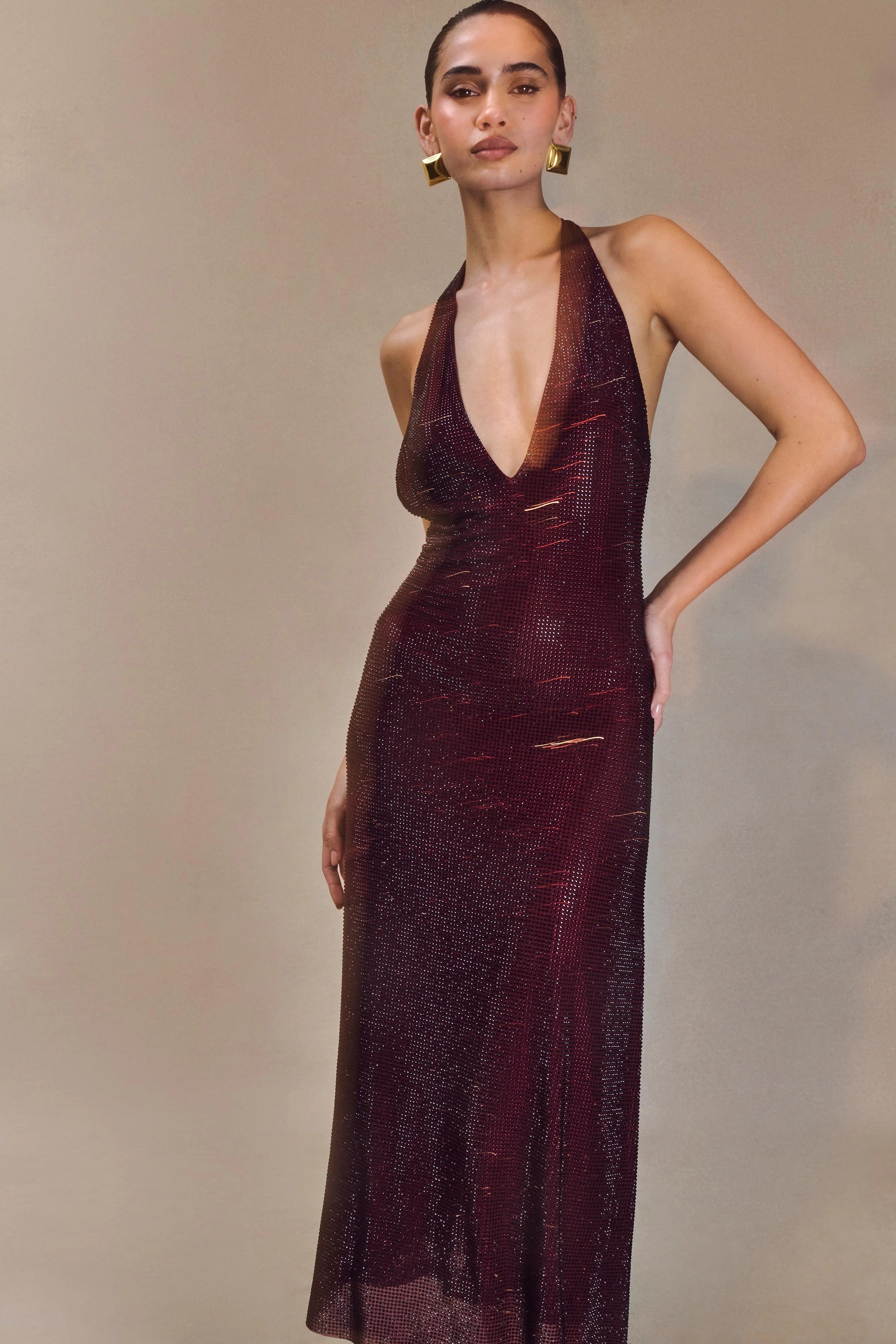 Vestido rojo midi