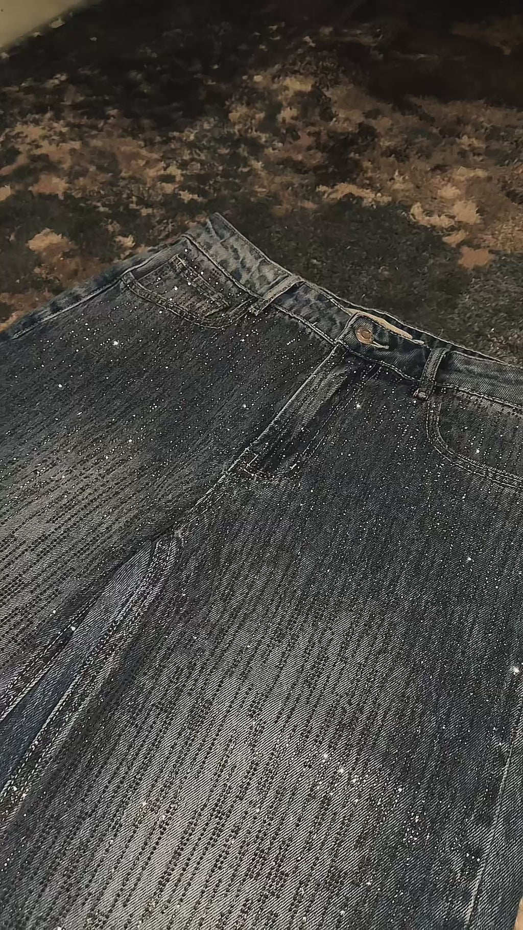 Jeans de brillos