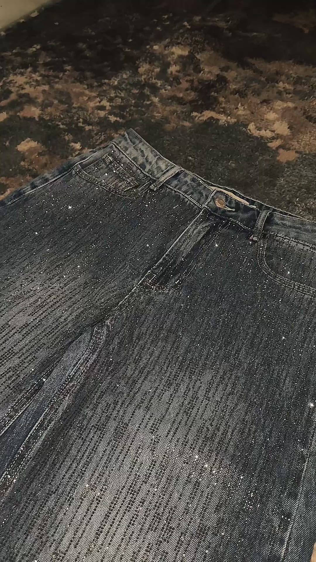 Jeans de brillos